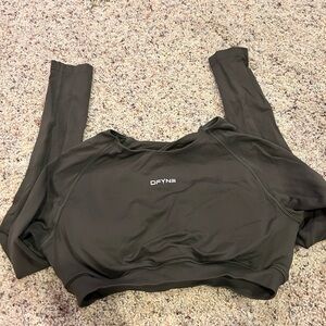 Women's Black Long Sleeve Top